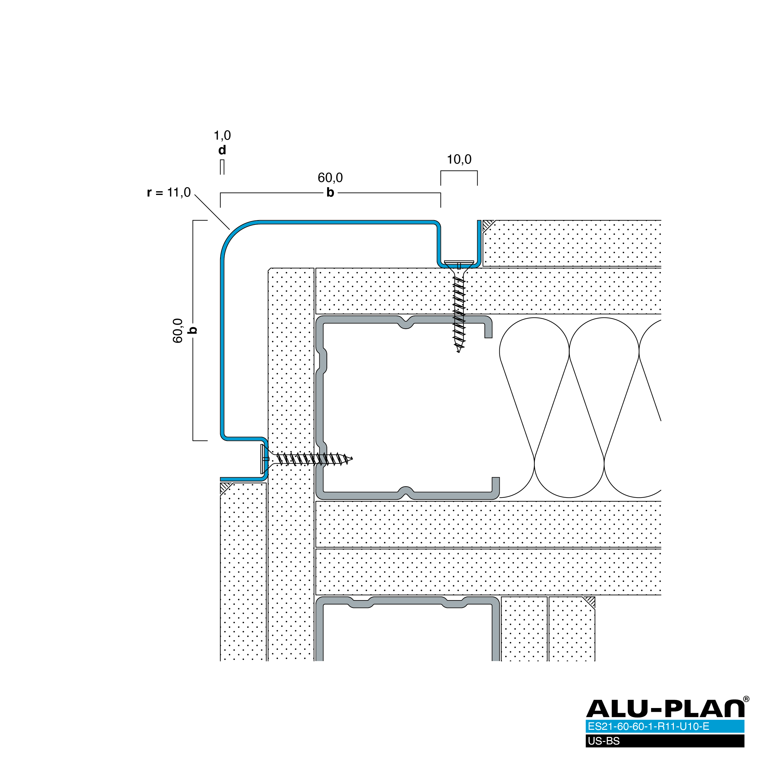 ALU-PLAN® Installation :: ES21-60-60-1-R11-U10-E-US-BS