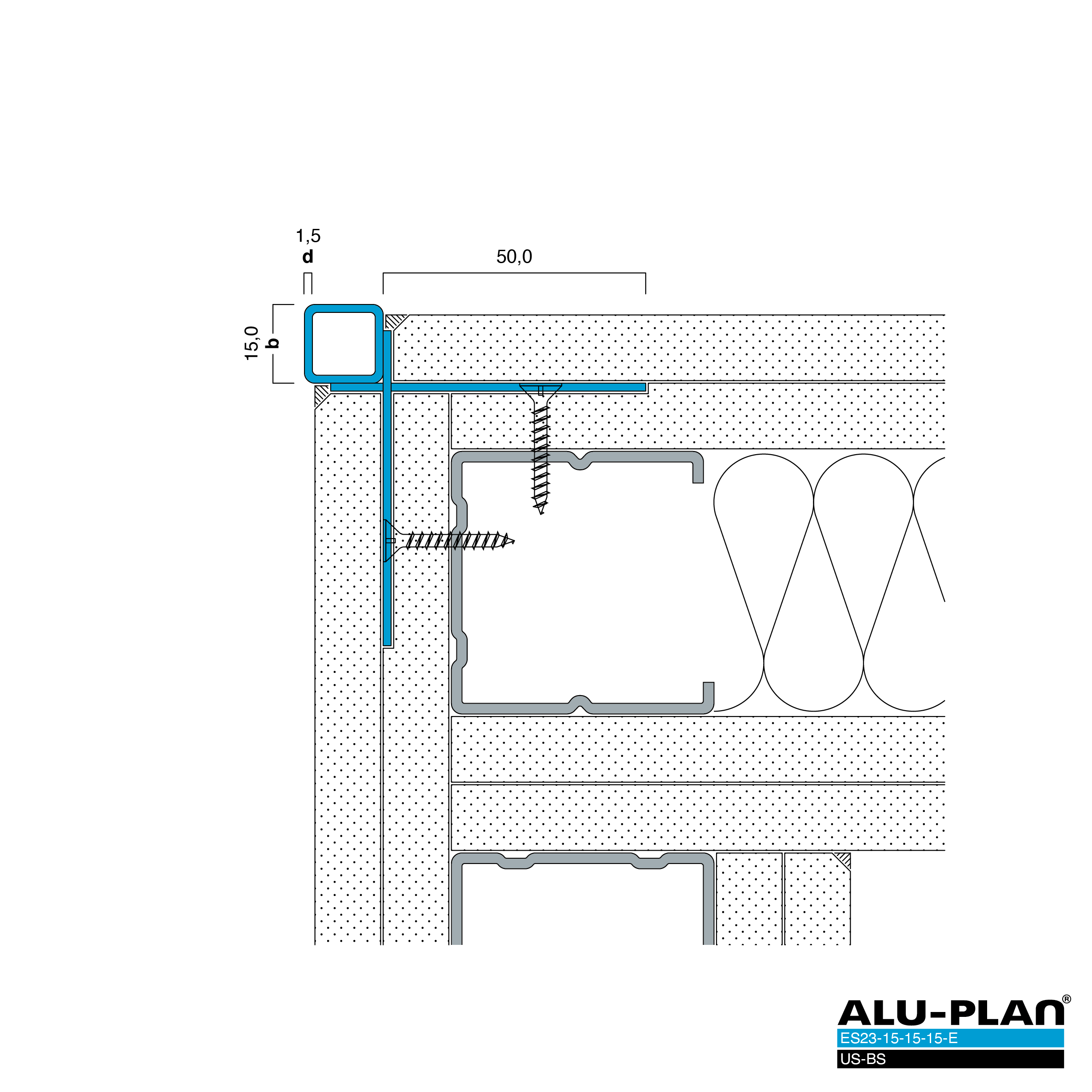 ALU-PLAN® Installation :: ES23-15-15-15-E-US-BS