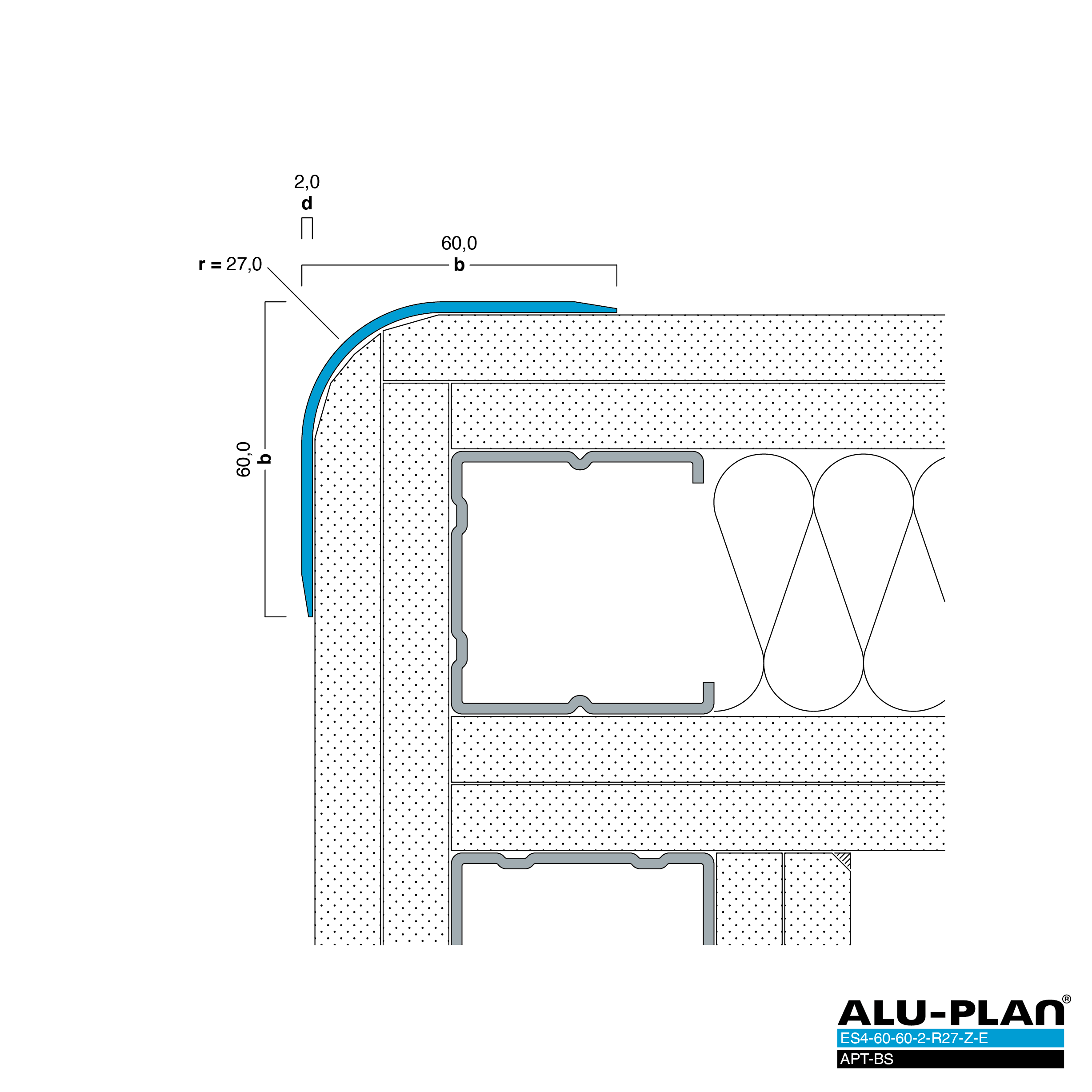 ALU-PLAN® Installation :: ES4-60-60-2-R27-Z-E-APT-BS