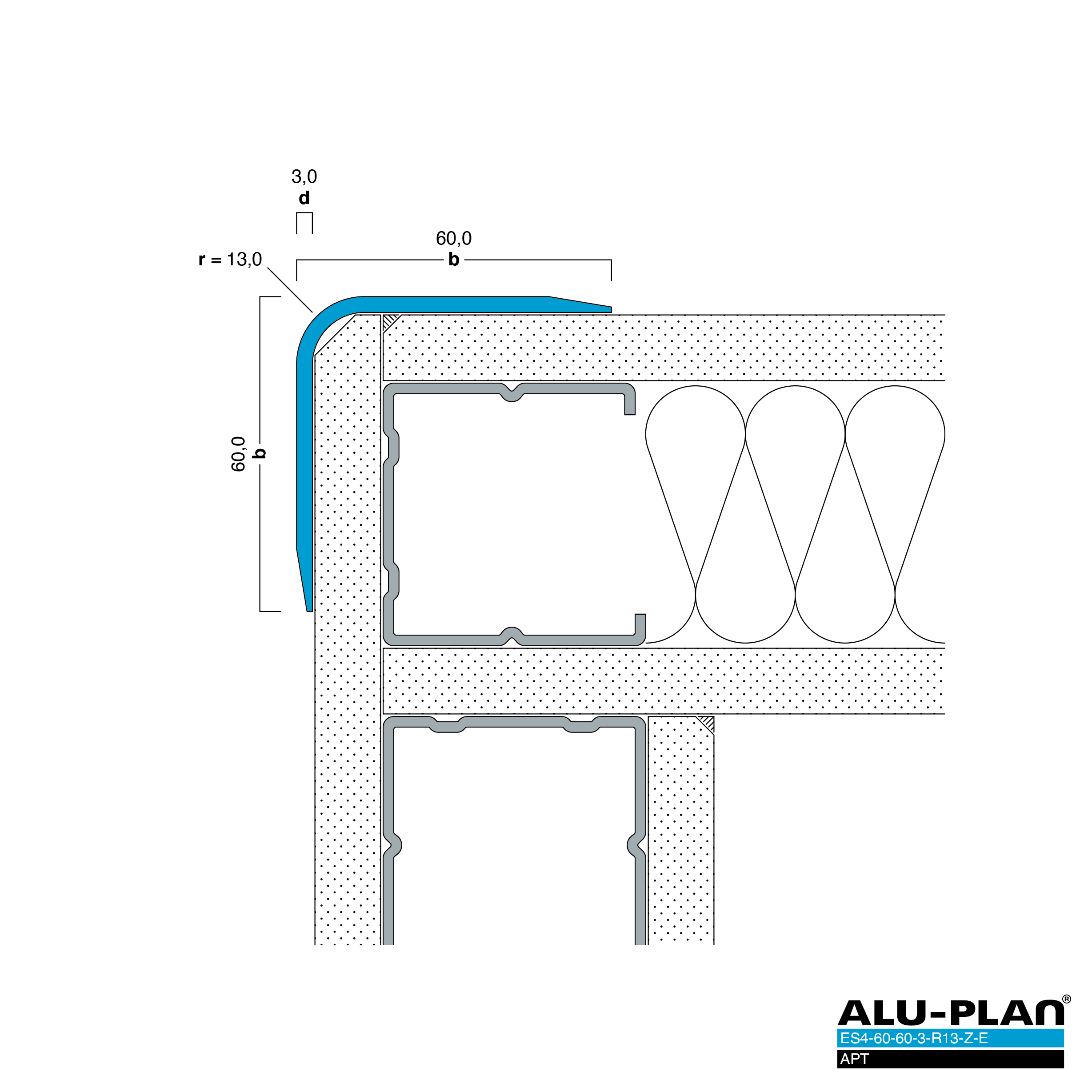 ALU-PLAN® Installation :: ES4-60-60-3-R13-Z-E-APT