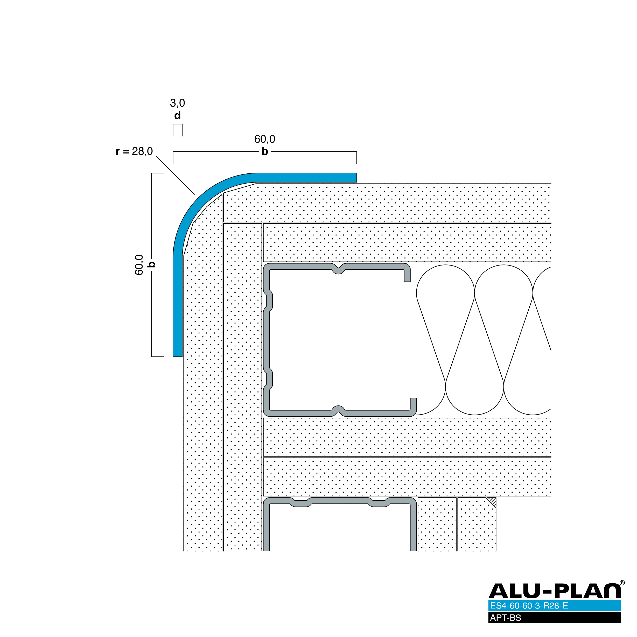 ALU-PLAN® Installation :: ES4-60-60-3-R28-E-APT-BS