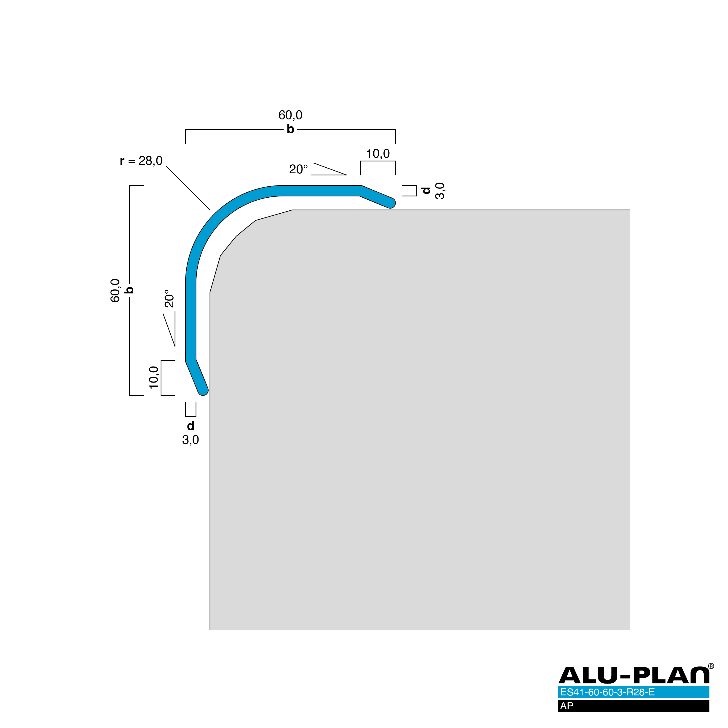 ALU-PLAN® Installation :: ES41-60-60-3-R28-E-AP