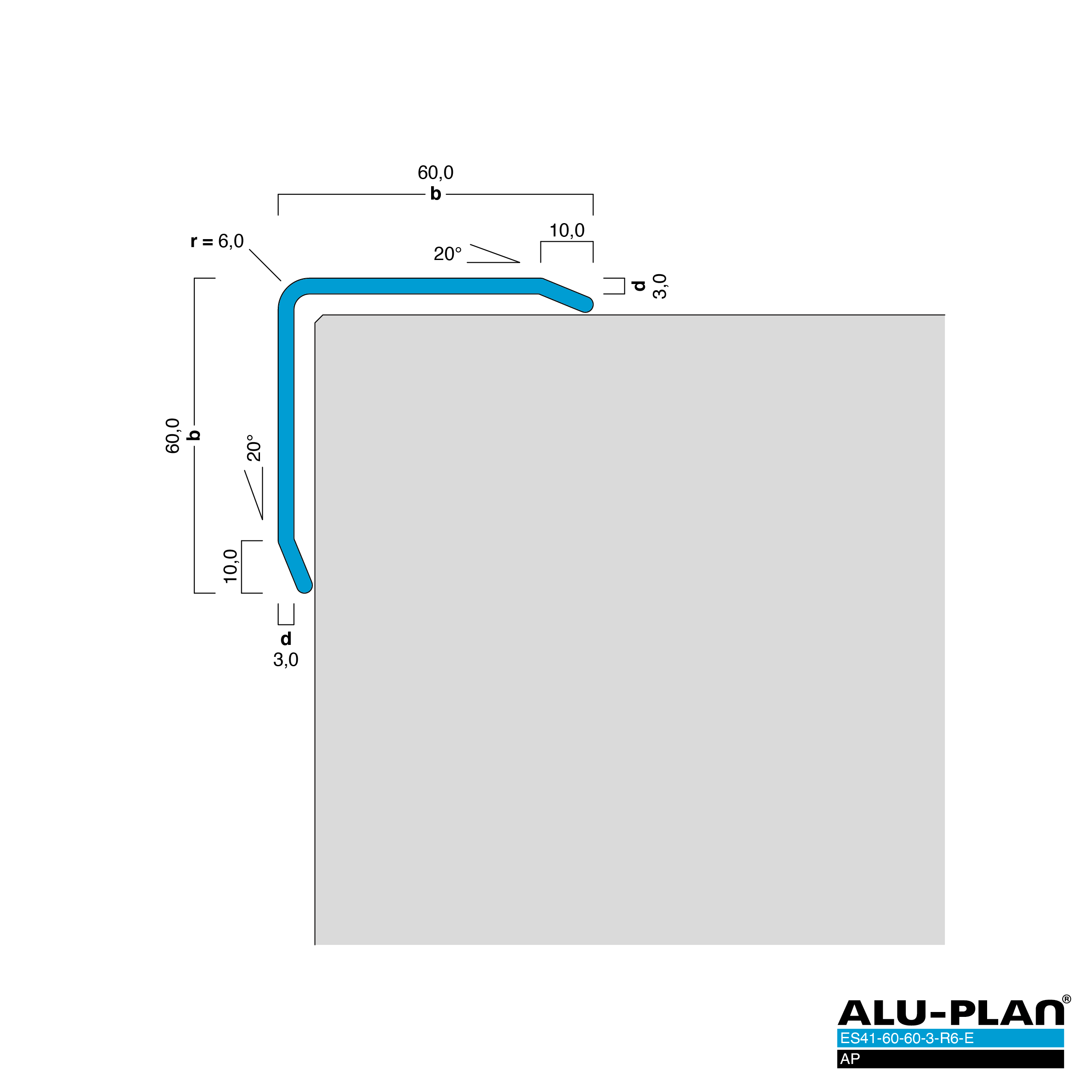 ALU-PLAN® Installation :: ES41-60-60-3-R6-E-AP