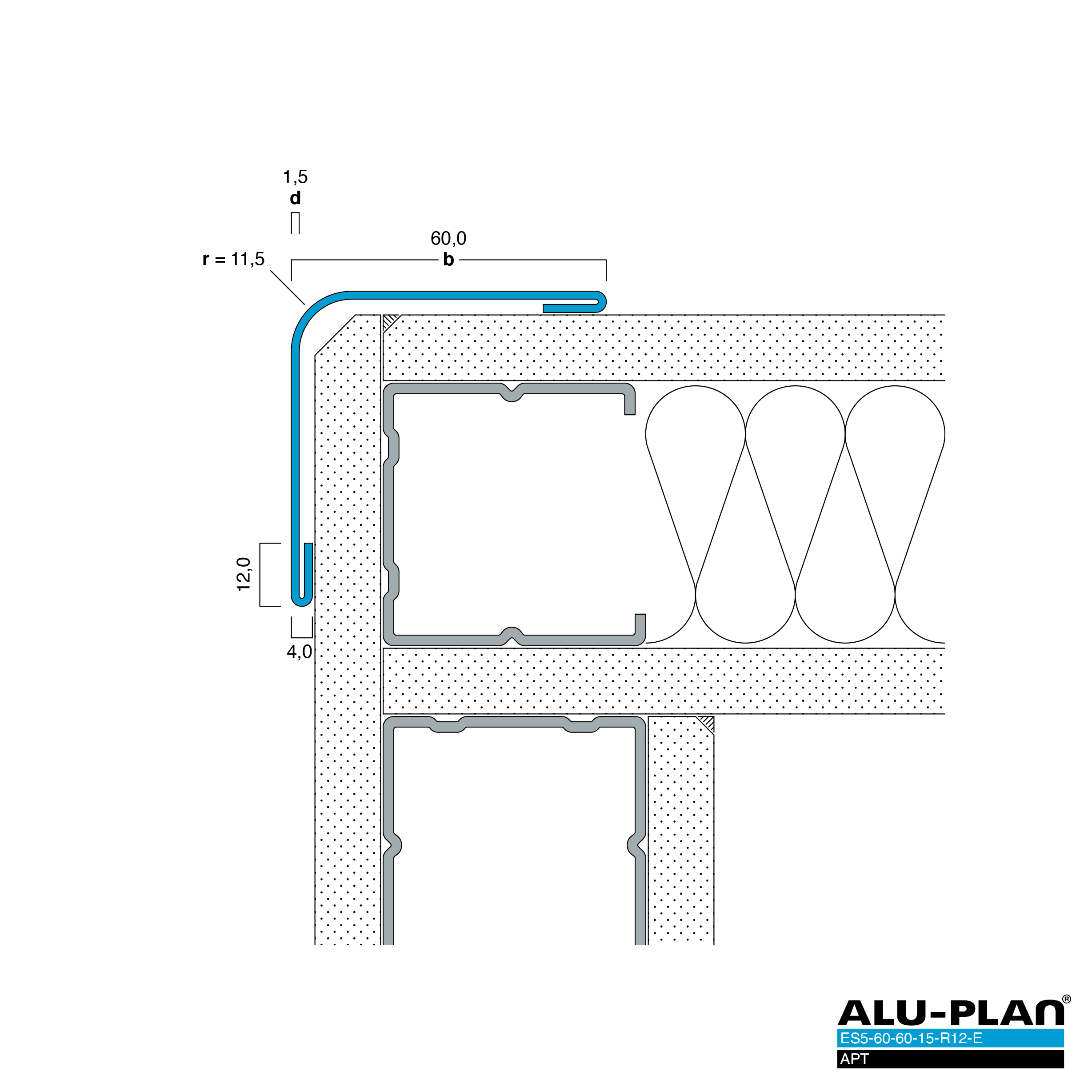 ALU-PLAN® Installation :: ES5-60-60-15-R12-E-APT