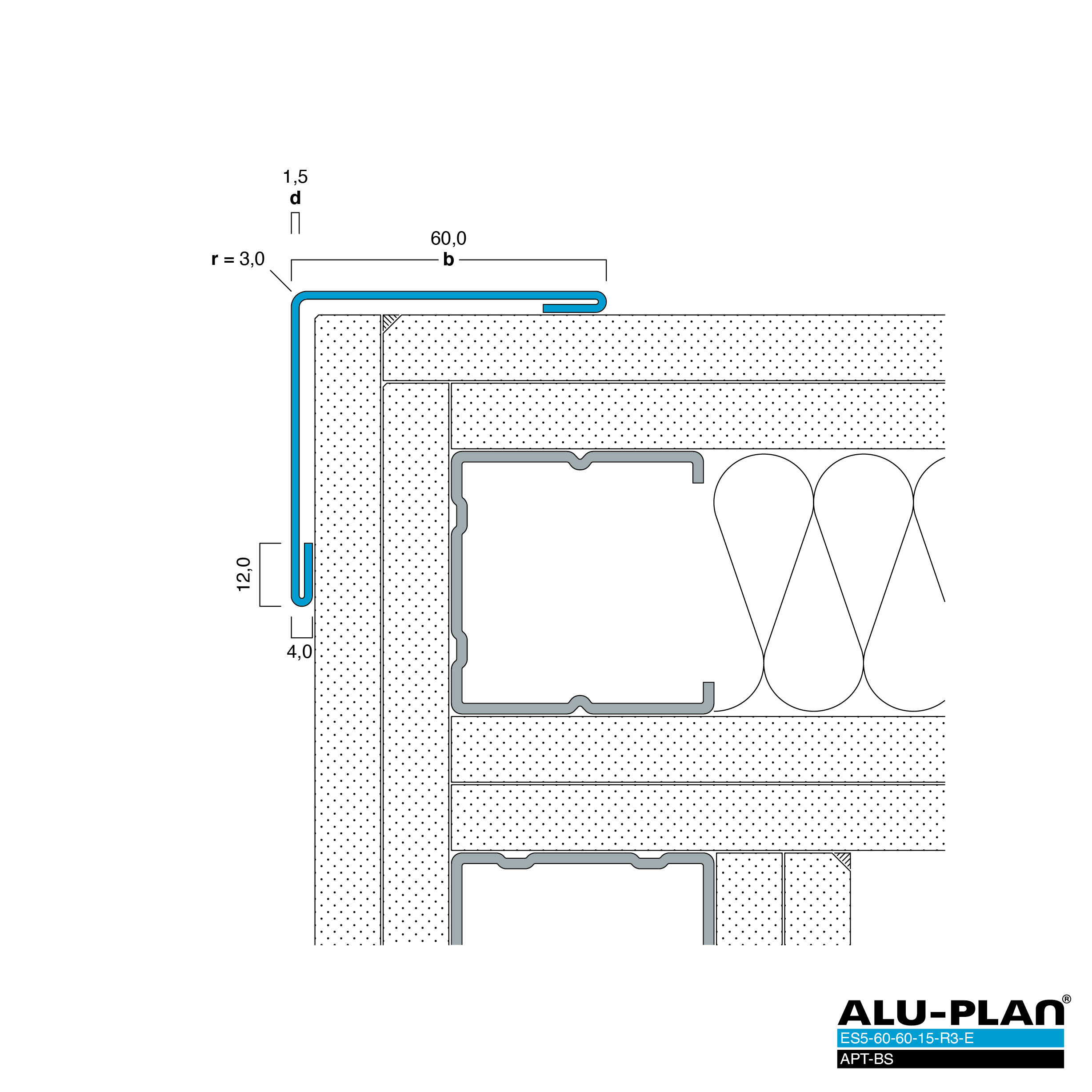 ALU-PLAN® Installation :: ES5-60-60-15-R3-E-APT-BS