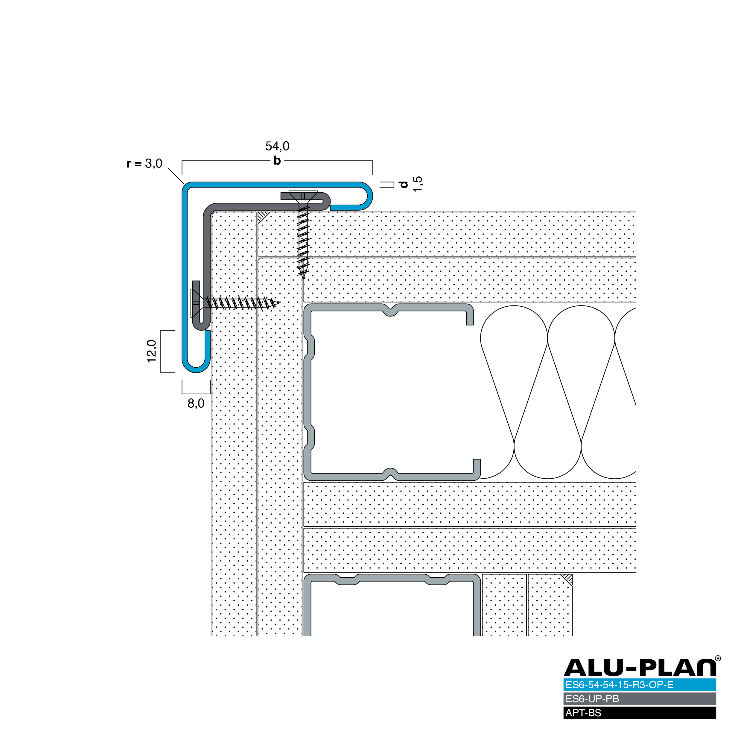 ALU-PLAN® Installation :: ES6-UP-PB-ES6-54-54-15-R3-OP-E-APT-BS