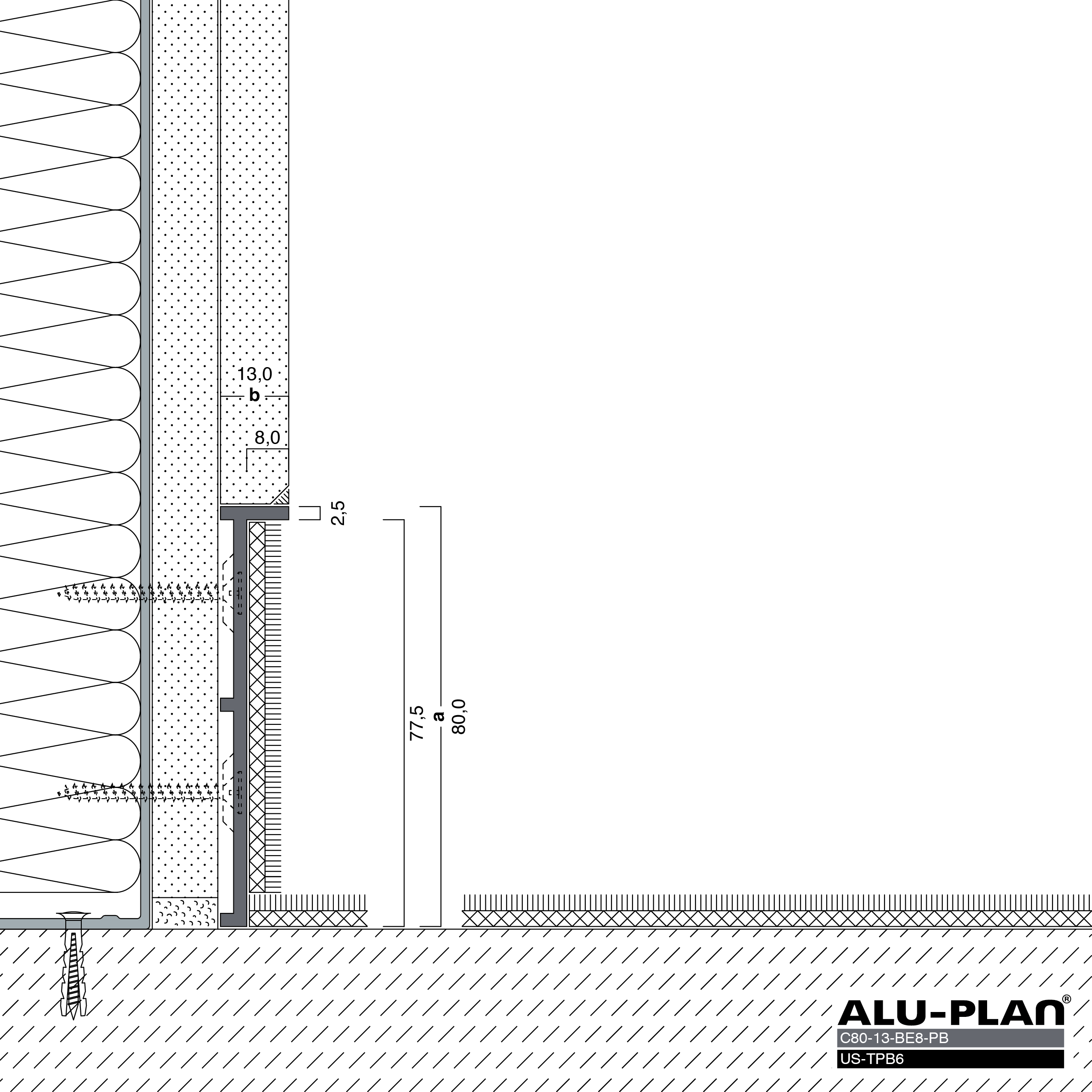 ALU-PLAN® Installation :: C80-13-BE8-PB-US-TPB6